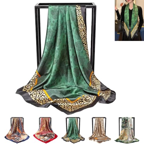 Dimensioni - Sciarpa di seta LaresDay da donna 90 cm * 90 cm (35,4 pollici x 35,4 pollici). Si prega di notare che il colore potrebbe essere leggermente diverso dal prodotto reale.