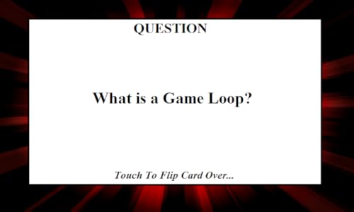 Video Game Designer Flashcards