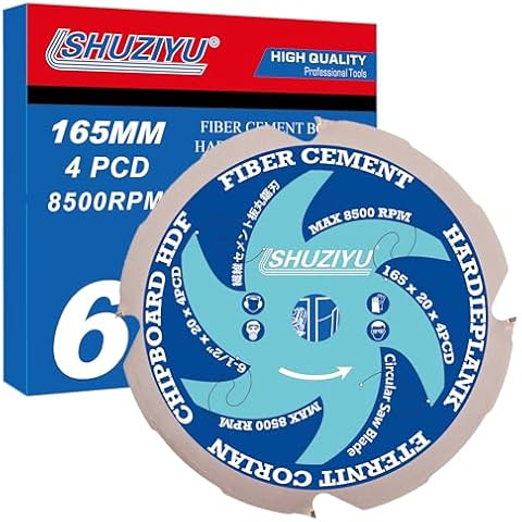 LSHUZIYU 165mm Polycrystalline Diamond Tipped Blade Cover