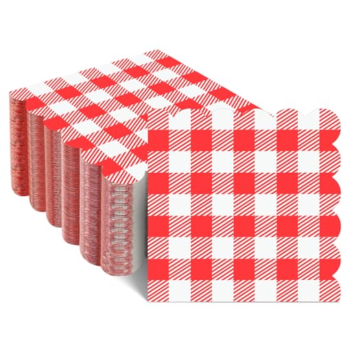 120pcsredginghamnapkinsdisposableredandwhitecheckerednapkinsscallopedredbuffalonapkinspaperplaidnapkinsforsummerpicnicbarbecuebabybridalshower5x5inches Urban Country Home Decor 120 pcs red gingham napkins disposable red and white checkered napkins scalloped red buffalo napkins paper plaid napkins for summer picnic barbecue baby bridal shower5 x 5 inches urban country home decor