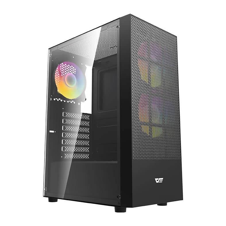 Darkflash A290 computer case + 3 fans (black)