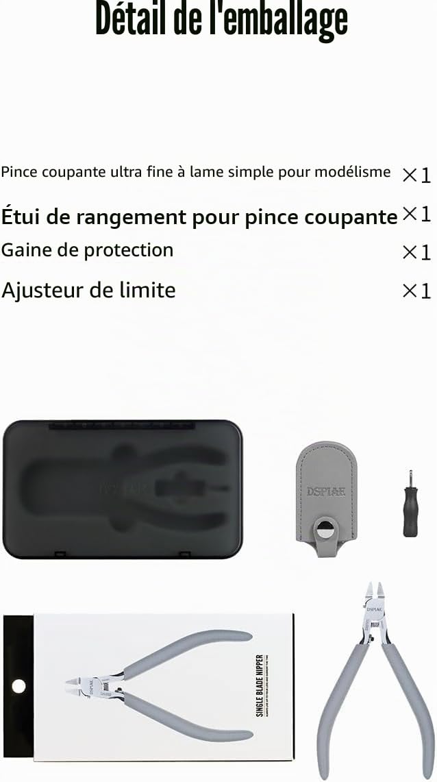 DSPIAE ST-C2 Pince à lame unique pour modèles d'artisanat et Gundams