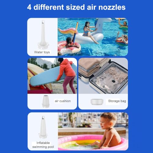Bomba inalámbrica para colchón para inflar flotadores de piscina y juguetes 5