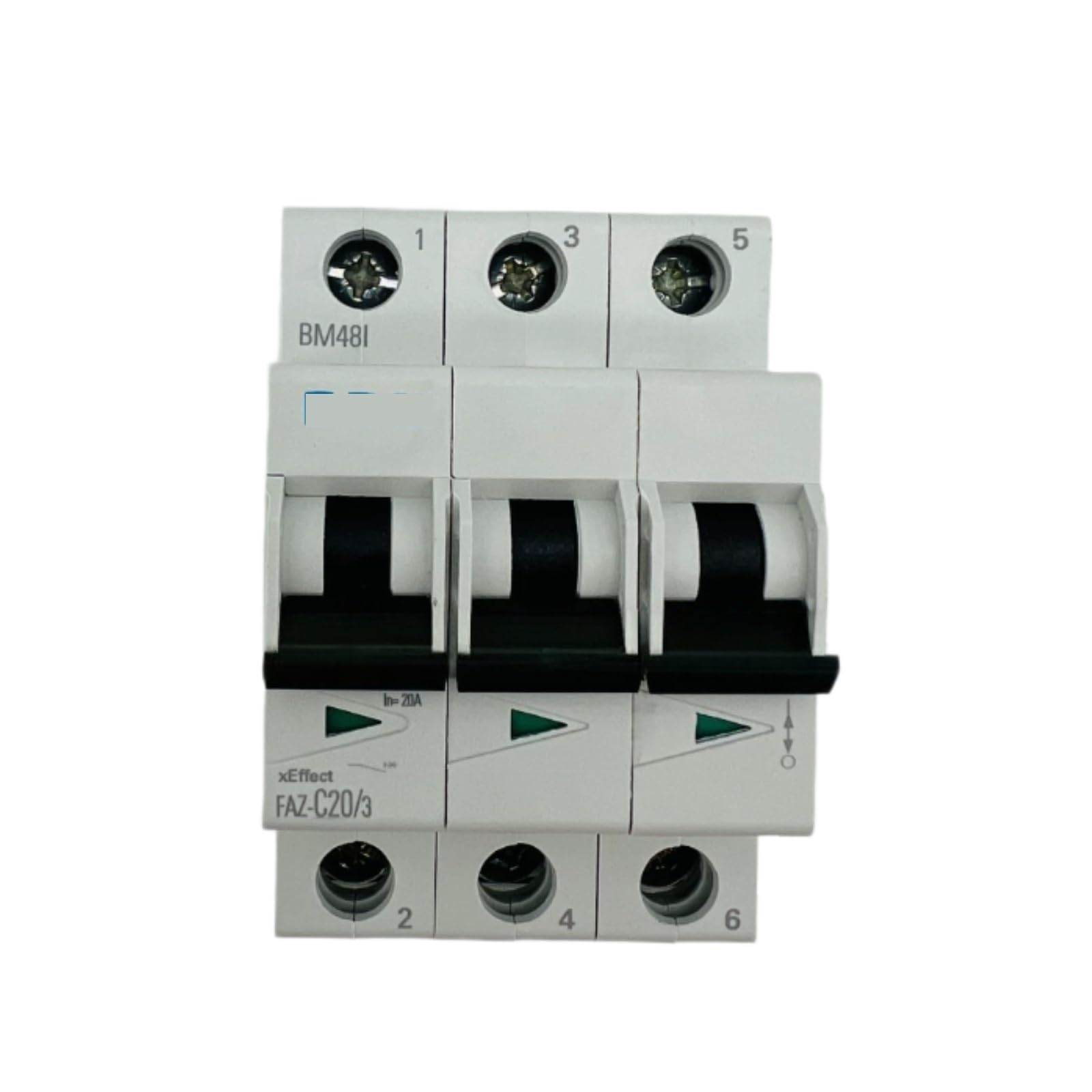HKEJSJWA Circuit Breaker FAZ-C20/3, 20A 3P Mini Circuit Breaker