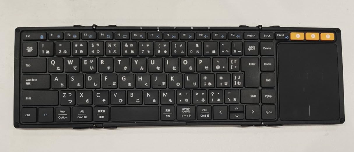 Amazon | ProtoArc 折りたたみキーボード Bluetooth タッチパッド付き