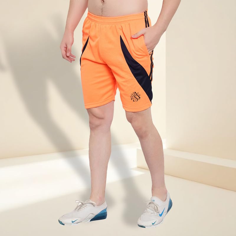 Image of DIA A DIA Men's Gym Shorts with Zipper Pockets Breathable Sports Shorts