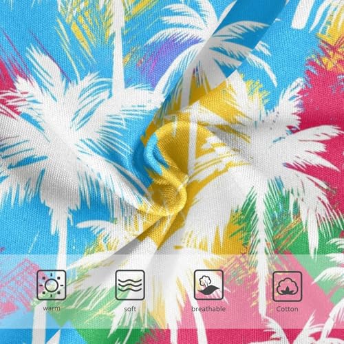 Joisal Tropical Summer Colorful Palm Toddler Girls Underwear 2t Cotton Little Girl Panties Florals Kids Briefs Undies3