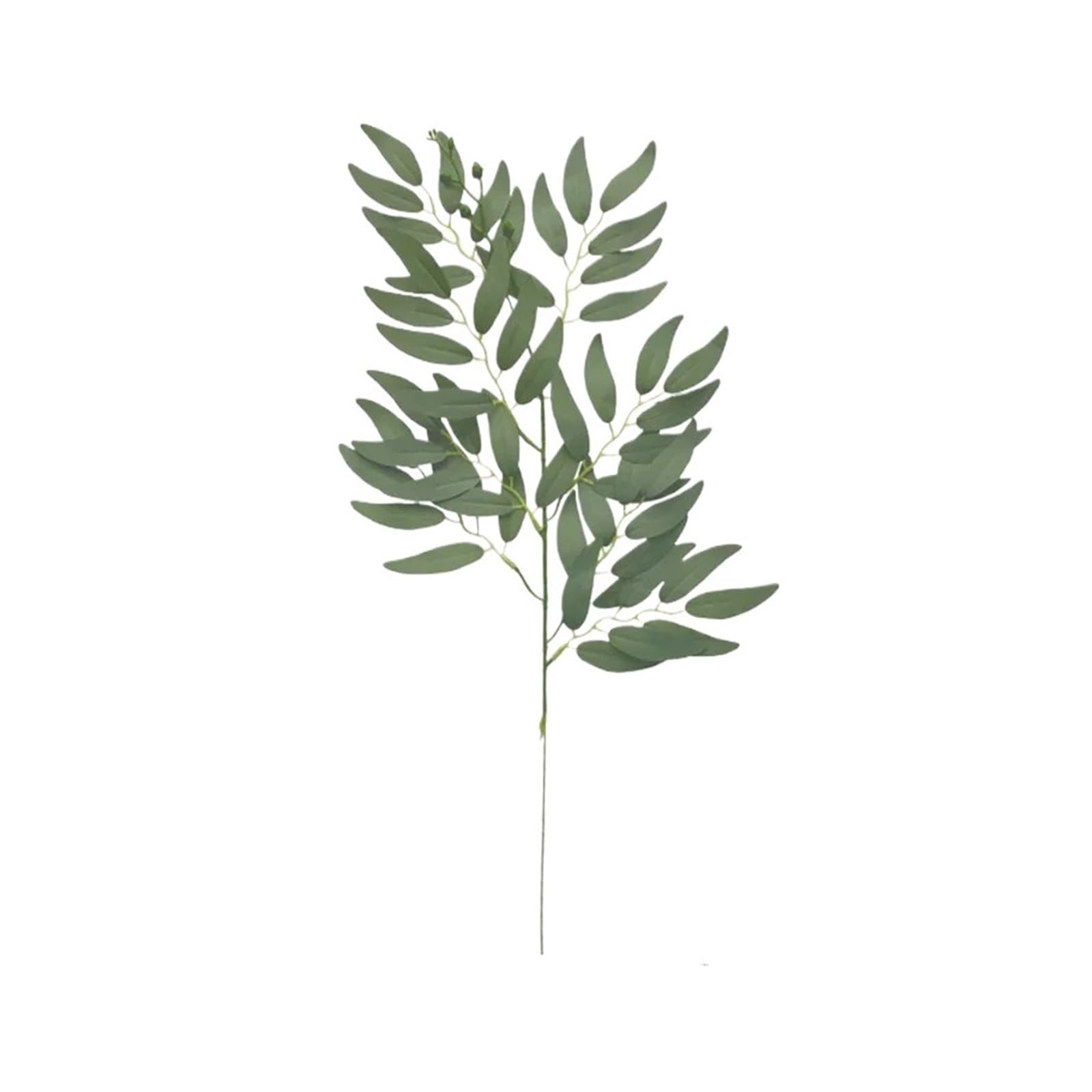 YGLEEULI Artificial Foliage Stems 10PCS Artificial Plants Ruscus Greenery Stems Spring Faux Shrub Bushes Green Leaves for Wedding Arch Bouquet Home Decor(Gary green)