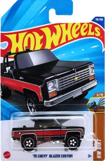 Hot Wheels '75 Chevy Blazer Custom [Negro], HW Dirt 5/10, 115/250