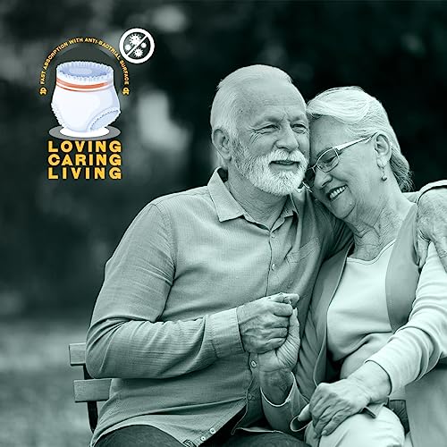 Image of Alfaby Premium Adult Diaper Pants for Men & Women - 20 Count | Extra Large Size - XL, Waist (90-152cm I 35 inch-60 inch) | Elastic Waist, Underwear Pant Style | High Absorption-Protection | Leakproof | Unisex
