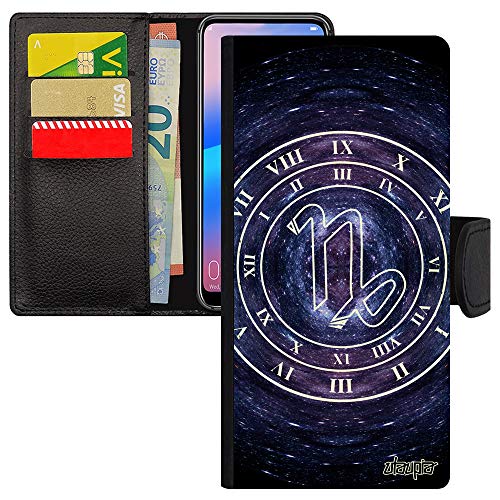 Coque Samsung A52S Capricorne antichoc avec motif horoscope bleu et étoiles