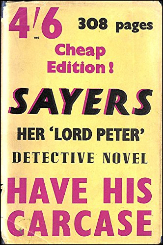 Have His Carcase B0029SAF2Y Book Cover