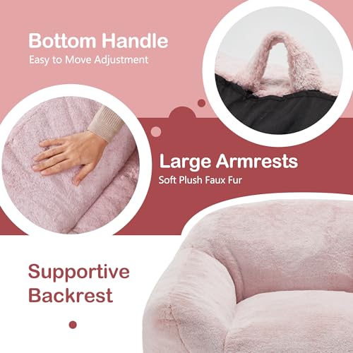 Image of Homguava Giant Bean Bag Chairs for Adults,Large Bean Bag Couch with Arms