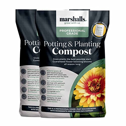 Marshalls Potting & Planting Compost 50L Duo with Feed
