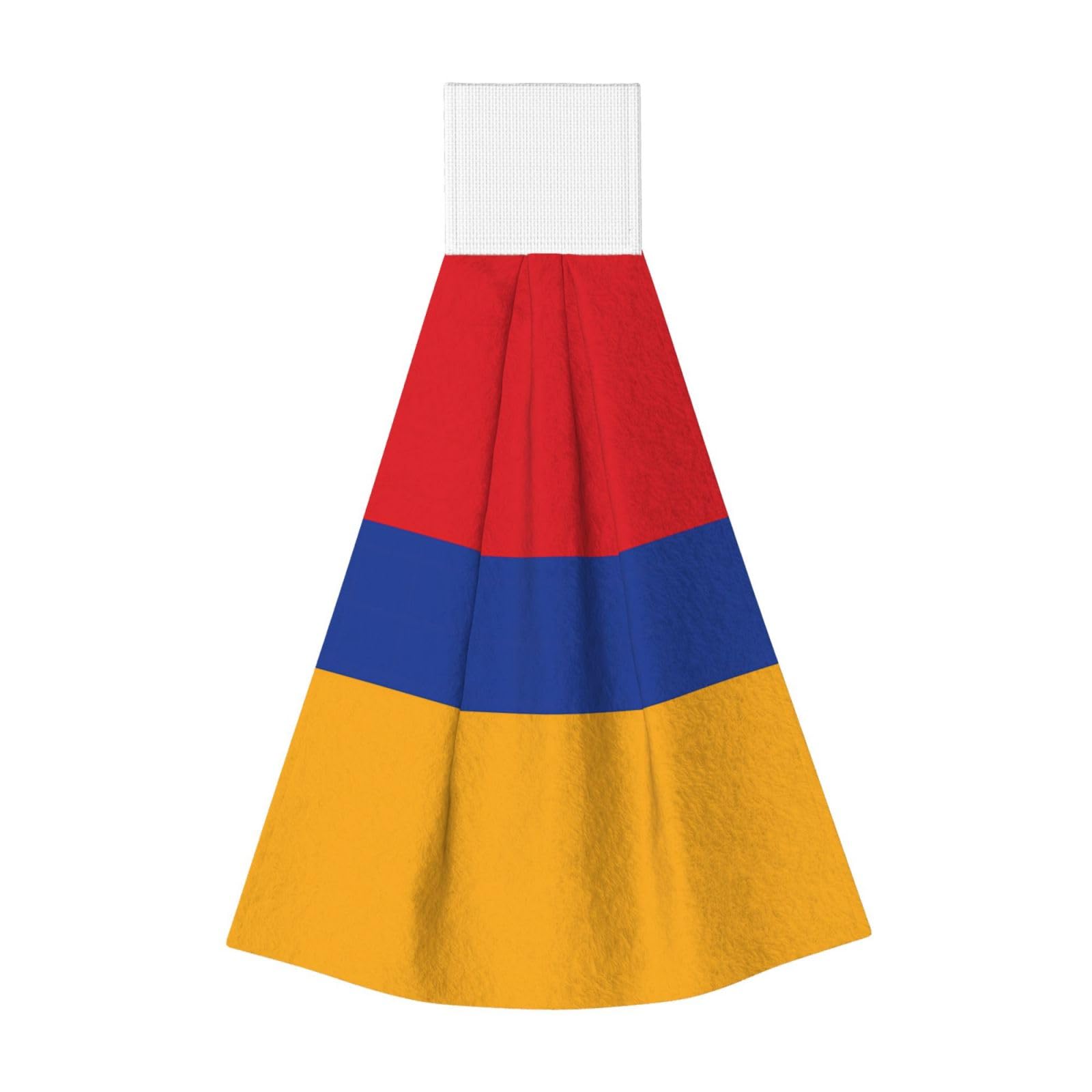 Flag of Armenia Highly Absorbent Dish Towels Soft Coral Fleece Wipe