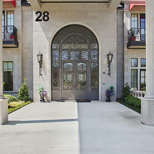 Modern Large House Numbers For Outside-12 Inch High Stainless Steel Floating Home Address Number/Black/Number 3 #TOP4