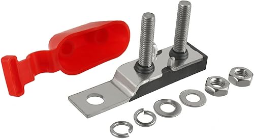 Miniatura 2 de BOJACK Bloque de fusibles de terminal dual 30-300 AMP Fusible de batería con clasificación marina MRBF portafusibles (fusible doble)