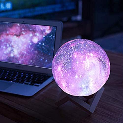 YouOKLight Moon lamp, 16 Colors LED Star Light Kids Night Light Galaxy Lamp with Stand, Remote, Touch Control and USB Rechargeable, 3D Night Lamp for Baby Kids Lover Birthday Party Gifts (5.9 Inch)… 4 51VeOTfLmTL. AC