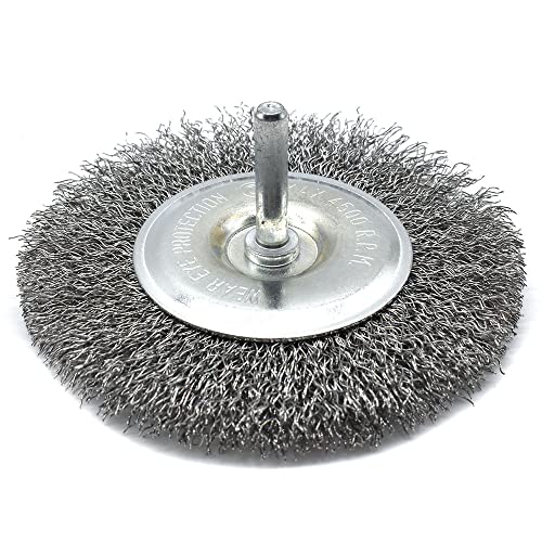 Superior Pads and Abrasives S1802 4-Inch Wire Wheel 1/2-Inch Bore Coarse - 6000 RPM