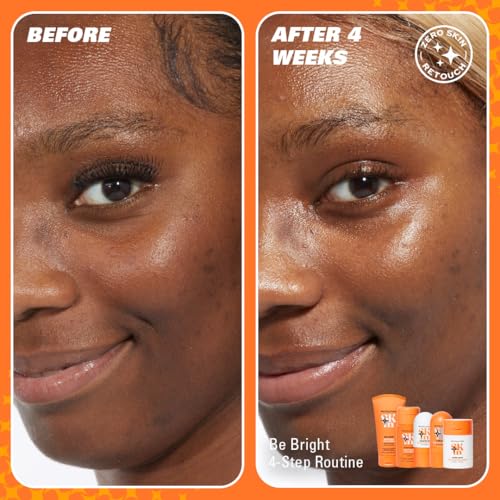 Image of Revolution Skin Be Bright 4 Step Starter Kit, 4 Mini Products | Skincare Set with Cleanser, Toner, Serum & Moisturizer, Vegan & Cruelty-Free