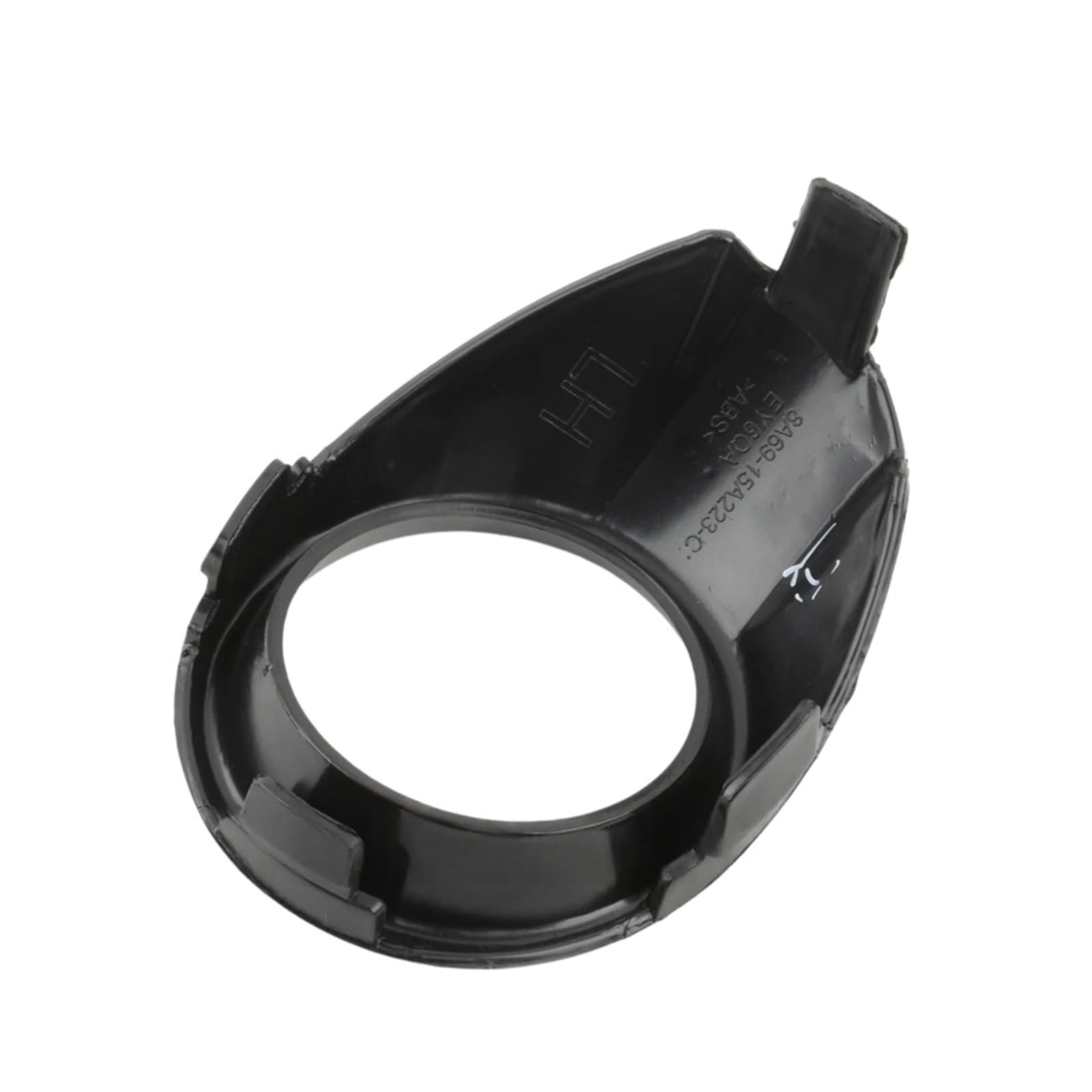Lampada Nebbia Griglia Auto Auto-Styling Rivestimento Paraurti Anteriore Fendinebbia Copertura Lampada Nebbia Cofano per per Fiesta 2009-2012 Argento Cromato Nero(Left(Silver))