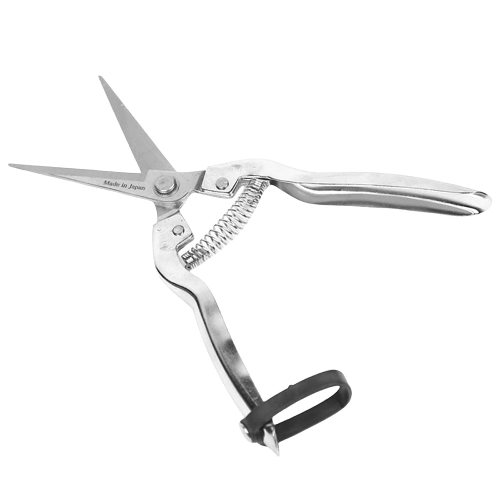 Tsophreniq Sharped Stainless Steel Pruning Shears Garden Scissors For Fruit Trees And Overgrown Branches With Garden Scissors