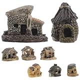 Idée cadeau charmante : des figurines de maisons miniatures vintage uniques ou des mini-maisons d’extérieur sont parfaites pour des cadeaux attentionnés, complétant à merveille toute collection d’accessoires de jardin miniatures ou de figurines de maisons en pierre, de mini-maisons ou de micro-maisons décoratives