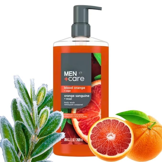 Body Wash with Blood Orange Extract Moisturizing Cleanser for Dry Skin 26 oz