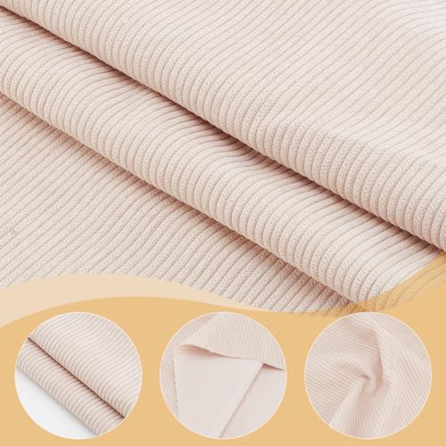 WADORN 100X155cm Corduroy Fabric - Image 4