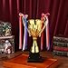 SHINEOFI Metal Trophy 9.64 Inch Gold Sports Competition Award Cup for School Tournament Winners First Place Honor