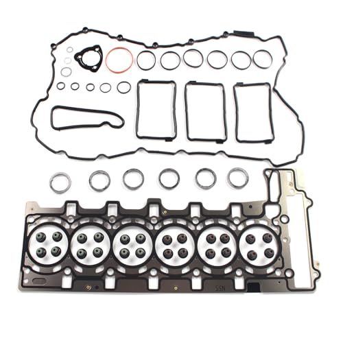 Image of AUCERAMIC N55 Cylinder Head Gasket Set Fit for 2009-2018 BMW X1 X3 X4 X5 X6 xDrive35i 135i M135i M235i 335i 435i 535i 640i 740i 740Li F20 F21 E82 E88 E90 3.0T Turbo 11127587804 1127599212 11428637820