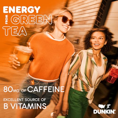 Dunkin’ Zero Sugar Refreshers Singles To Go! Powdered Drink Mix, 40 Ct Variety Pack, Energy from Green Tea, Aspartame-Free, Just Add Water - image 4