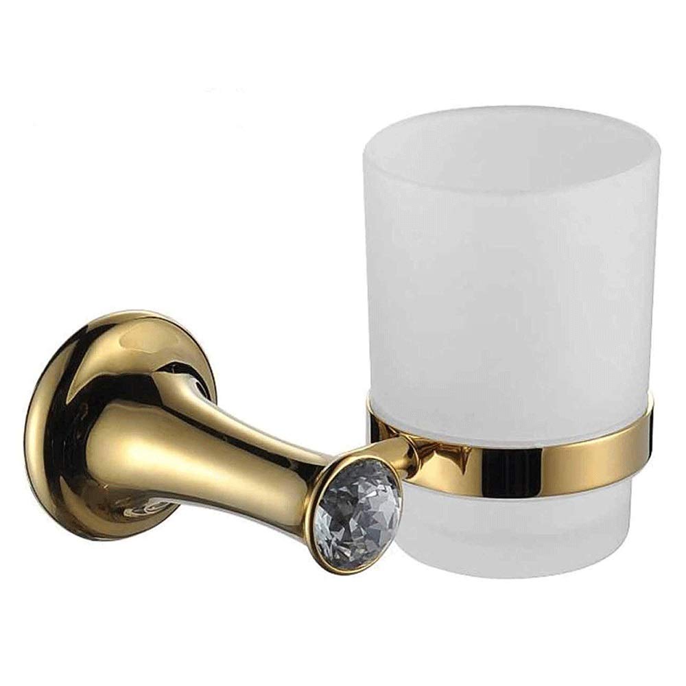 Escobilla de baño con Soporte de Montaje en Pared, Soporte de acero Inoxidable con Acabado Cepillado
