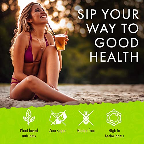 Image of Hawaiian Natural Tea Passion Fruit Orange Flavored Organic Tea - Tropical Fruit Green Tea Blend with Black Tea - Perfect Daily Cup & Gift for Tea Lovers - 60 Tea Bags