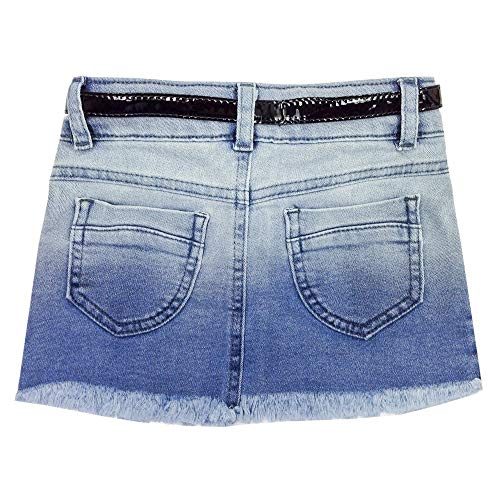 Saia Look Jeans c/Cinto Jeans - UNICA - 14