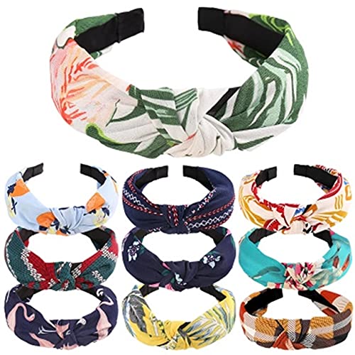 GIRLYZ ATTIRE Assorted Knotted Headbands Fashion Headbands Top Knot Cute Leopard Cheetah Headband Women Girls Turban Headbands Head Band Hair Band for Women Girls Ladies (Multicolor Pack of 12) (B098F4XX4M) Amazon Price History, Amazon Price Tracker