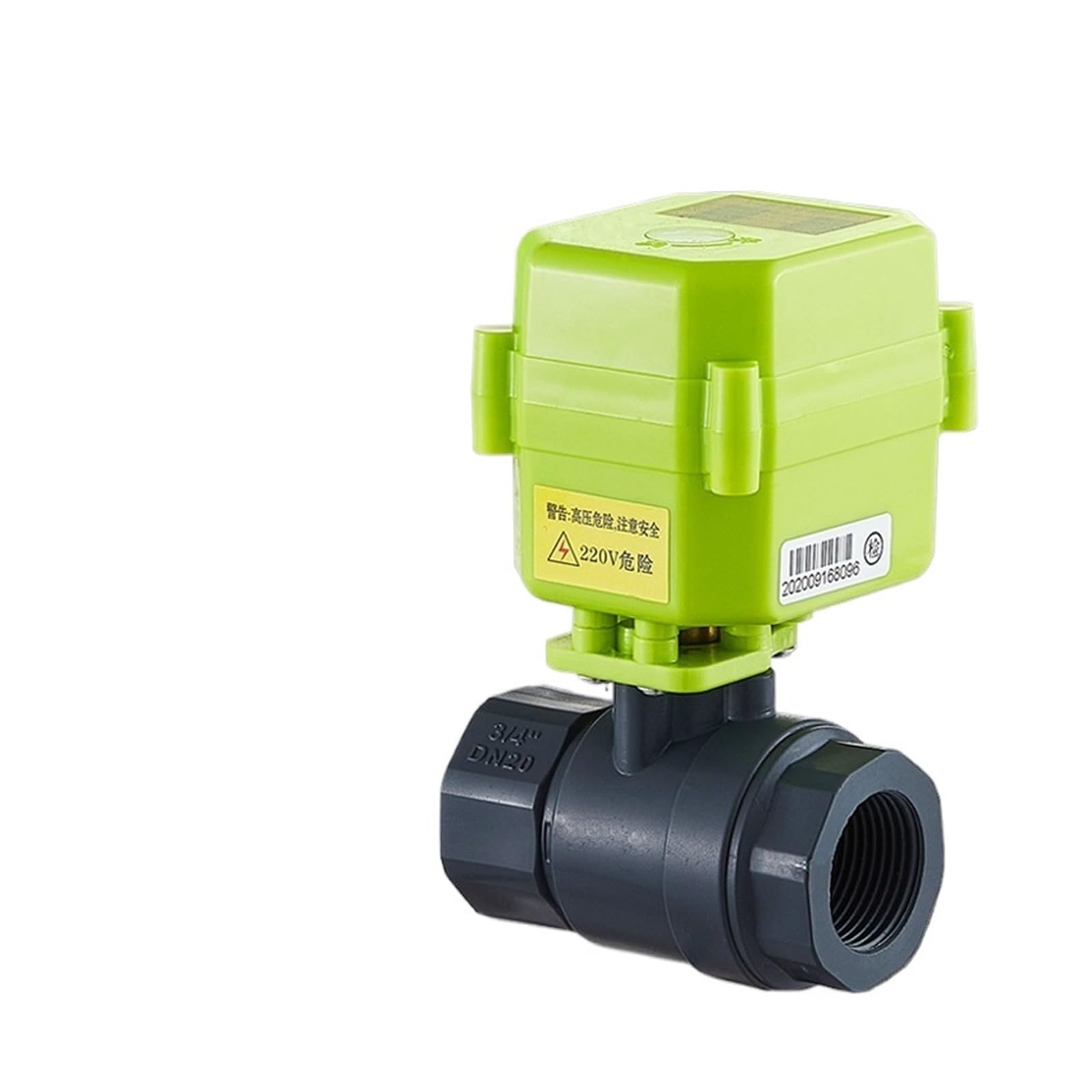 Vanne à boisseau sphérique électrique 24V motorisée pour régulation hydraulique domestique