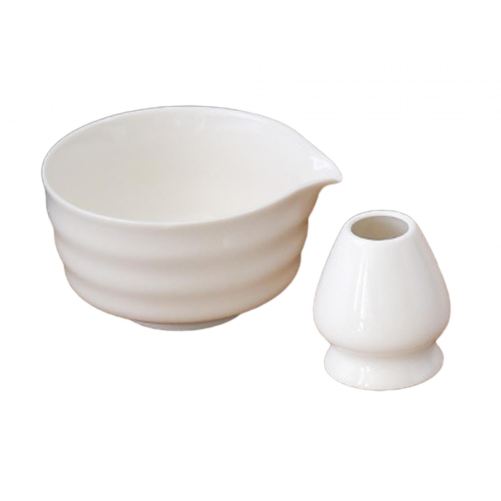 Set De 2 Bols à Matcha En Céramique Avec Support De Fouet - Tradition Japonais, 500 Ml, Couleur Matcha