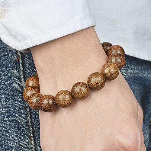 Image of Prayer Bead bracelet Mala Beaded Bracelets for Men Women 12 /15MM 