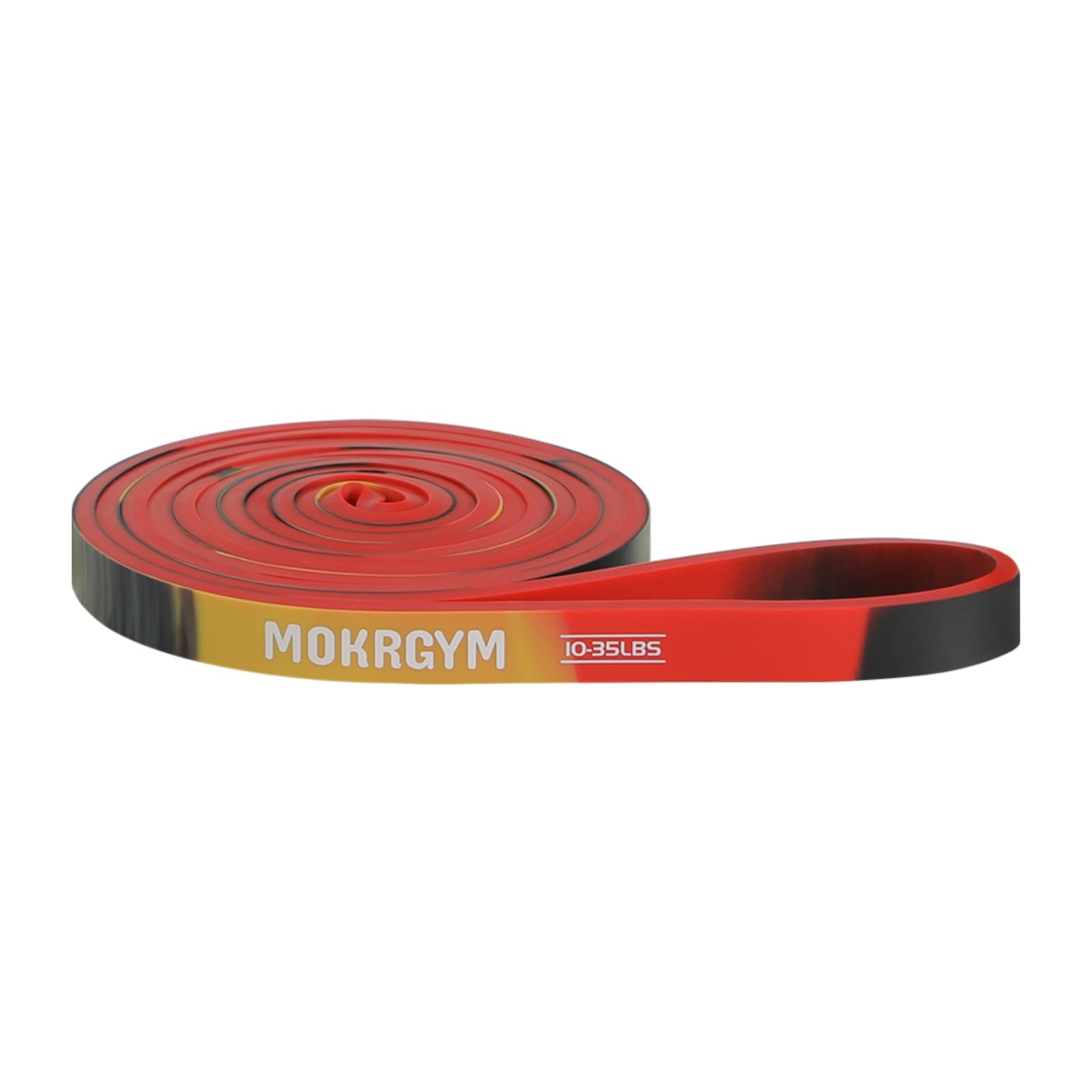 Resistance Band โ Natural Rubber, Non-Allergenic & Durable,Portable for Home, Gym & Outdoor Workouts Fitness Exercise and Rehabilitation (RED-camo, Light)
