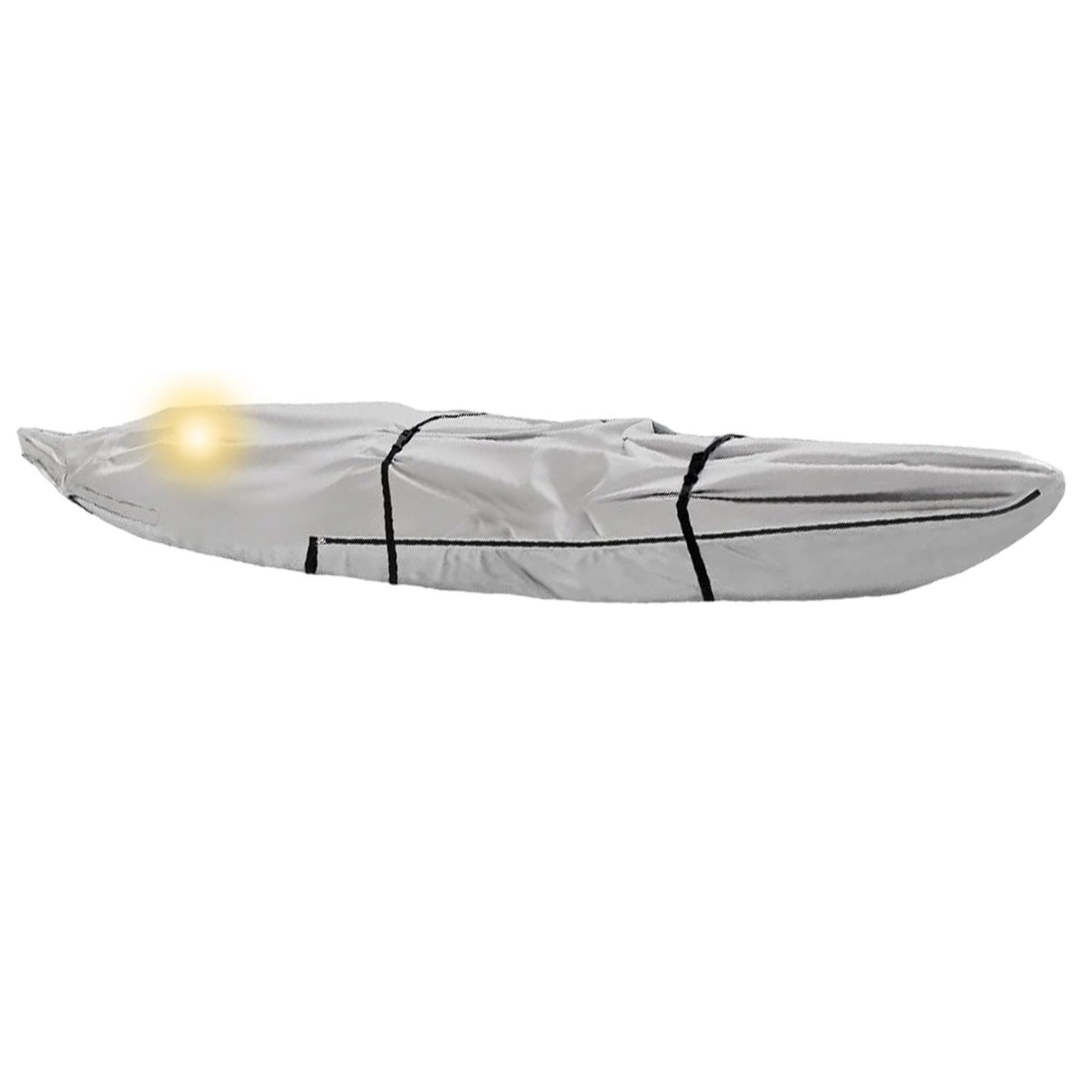 Moreeulsi 310x70cm Canoe Storage Kayak Cover Protective, Waterproof Kayak Cover With Zip, Waterproof & UV Protection Canoe Cover, Kayak Boat Organization Cover Heavy Duty Oxford Cloth Sun Protection