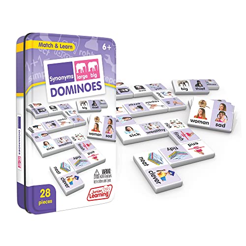 Junior Learning Synonyms Dominoes Langauge Arts miniatura 5