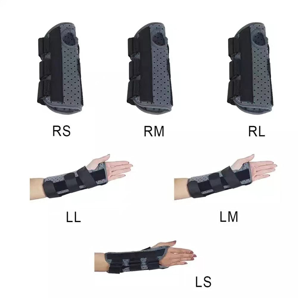 FéRula de Mano En Reposo Inmovilizador de Pulgar MuñEca Nocturna Soporte para Dolor Tendinitis Esguince Fractura Artritis DislocacióN Accidente Cerebrovascular SíNdrome TúNel Carpiano Right,L
