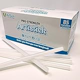 AdTech Premiere Hot Glue Sticks 10' Full Size, White, 85 Sticks
