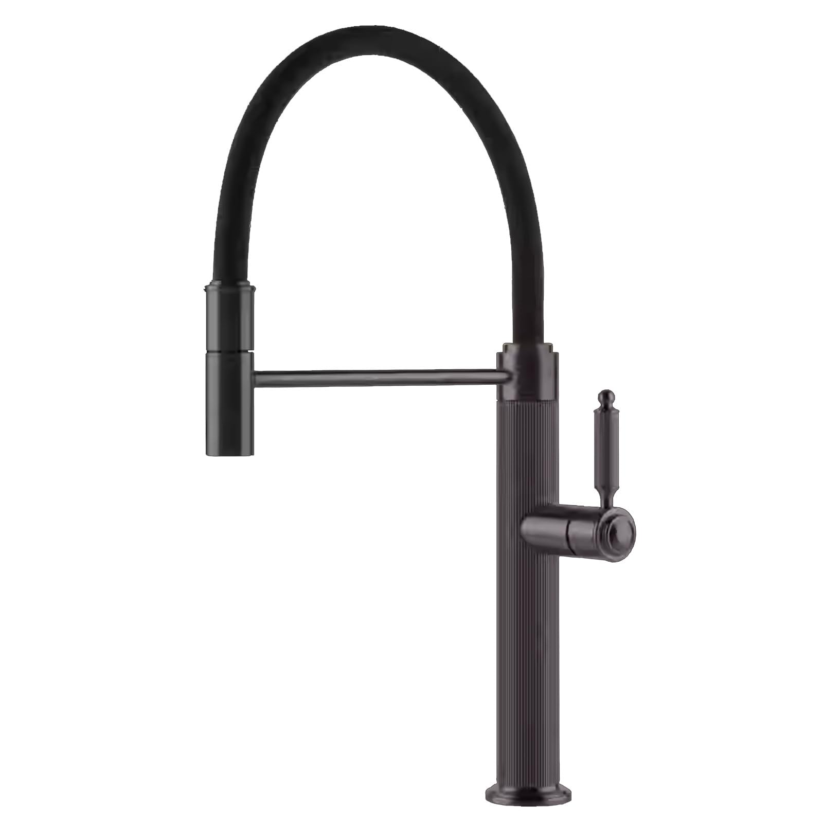 Yjyjy Grey Faucet Modern Kitchen Faucet With Pull Down Sprayer, Kitchen Sink Faucet, Kitchen Faucets With Pull Down Sprayer, Pull Down Faucet, Kitchen Water Faucet, Faucets For Kitchen Sinks With Sprayer