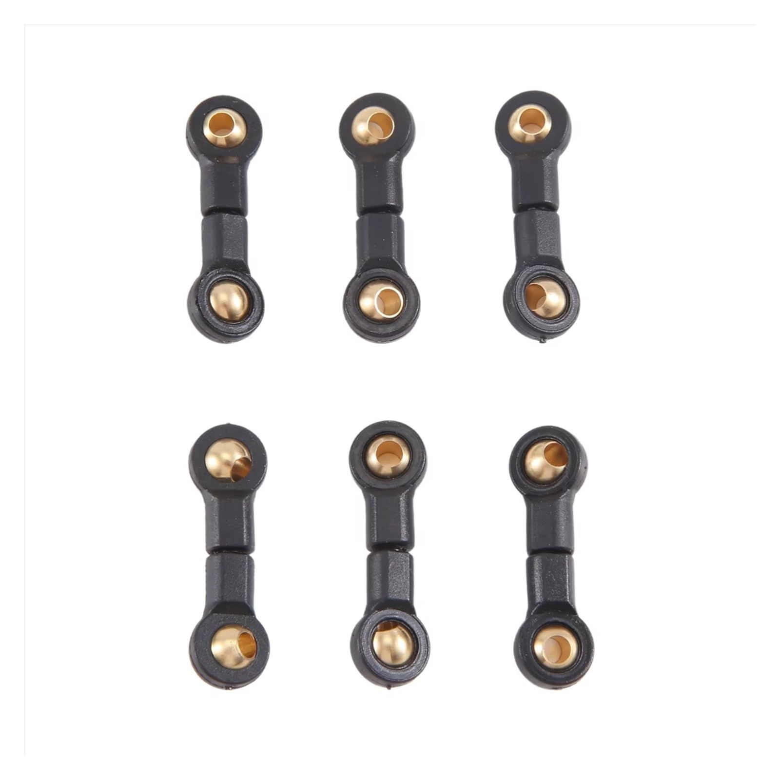 Rc Special Connecting Rod for B16 B36 6Pcs Metal Rear Axle Seesaw Ball Rod Connector Links Rod Rc Car Tracked Vehicle Parts and Accessories Upgrade Replacement Use