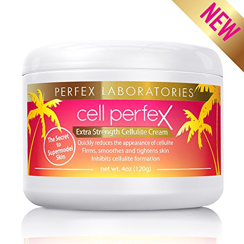 CELLULITE CREAM EXTRA STRENGTH - Cell Perfex Professional Strength Cellulite Cream | Clinically Proven | Quickly reduces