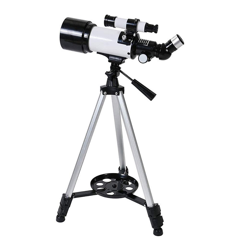Kiyte Telescopio rifrattore per Astronomia, Ottica Completamente Multistrato, telescopio da Viaggio Portatile con Obiettivo Grande da 70 mm con treppiede Regolabile, per Bambini, Adulti e