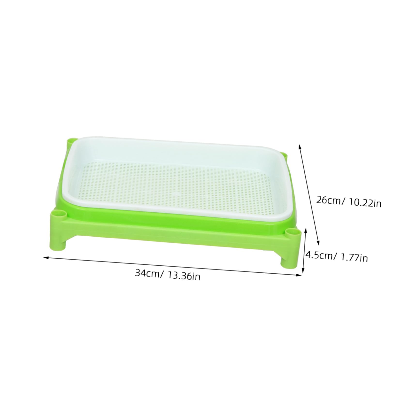 Plateau de Propagation de Jardin 1 Set à 3 Couches en Acier Inoxydable