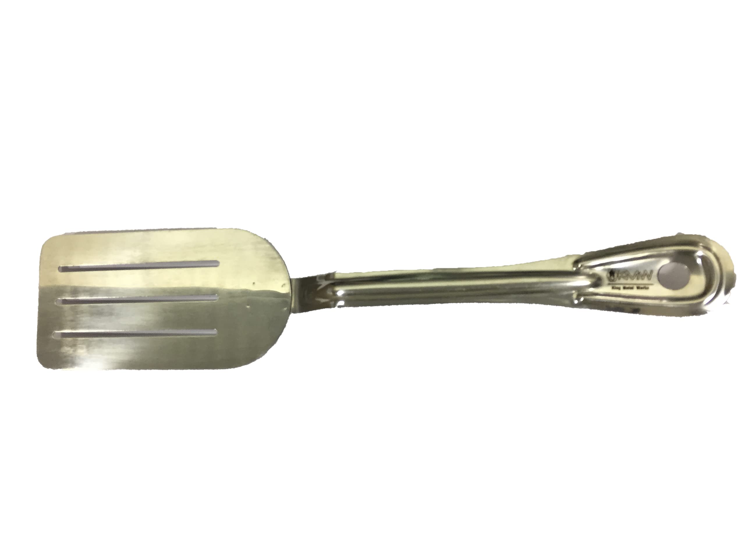 KMW Stainless Steel Turner Slotted 14.5" - (3 pcs Set), Steel, Medium | for Buffets, Catering & Events | Professional-Grade Build 2